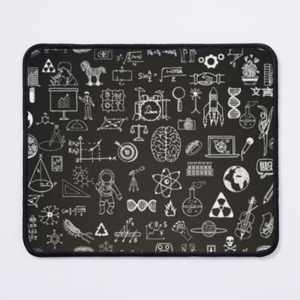 Item preview, Chalkboard Fun Seamless pattern with decorative elements on chalkboard designed and sold by DivineMythos.