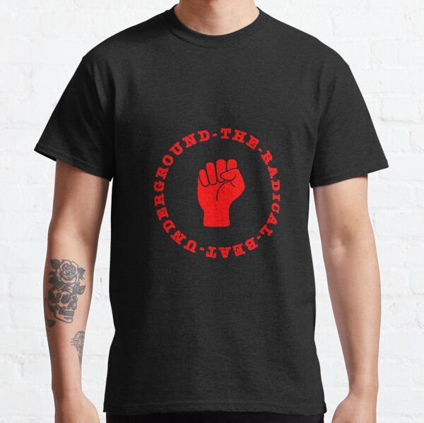 THE RADICAL BEAT UNDERGROUND - Fist Logo Red Classic T-Shirt