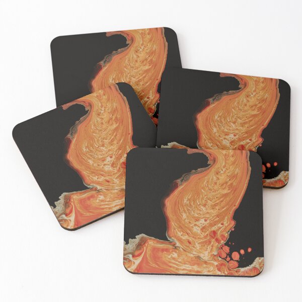 Item preview, After we die lava Flowing Abstract Painting designed and sold by CAT-LUVERS.