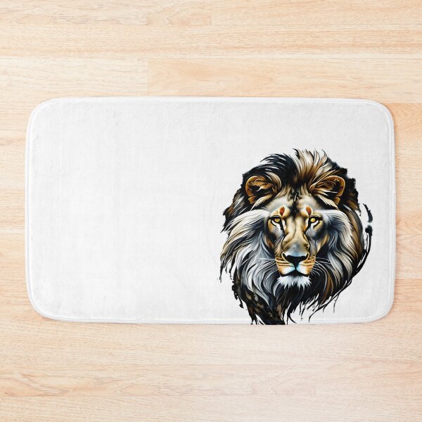 Item preview, Lion Art With Watercolor 1 designed and sold by ai2art.