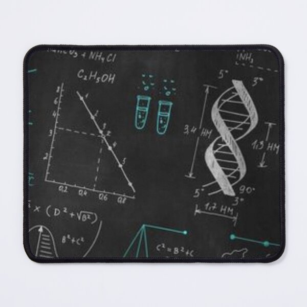 Item preview, Chemistry Formula Chalkboard Fun Seamless pattern  designed and sold by DivineMythos.