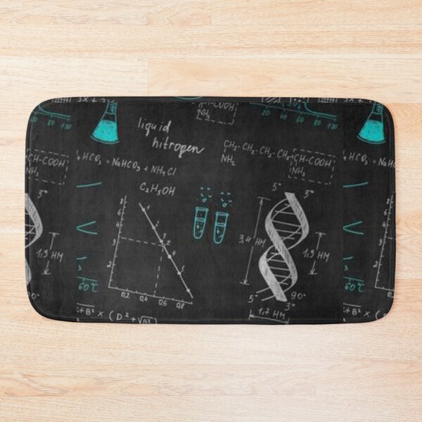 Item preview, Chemistry Formula Chalkboard Fun Seamless pattern  designed and sold by DivineMythos.