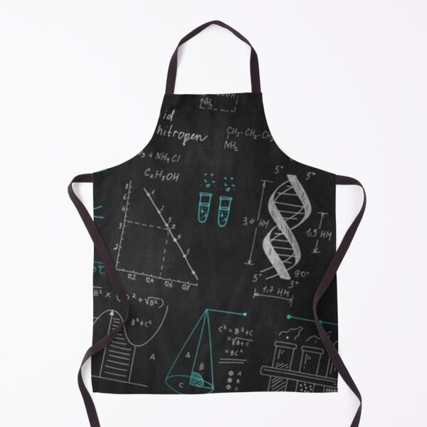 Item preview, Chemistry Formula Chalkboard Fun Seamless pattern designed and sold by DivineMythos.