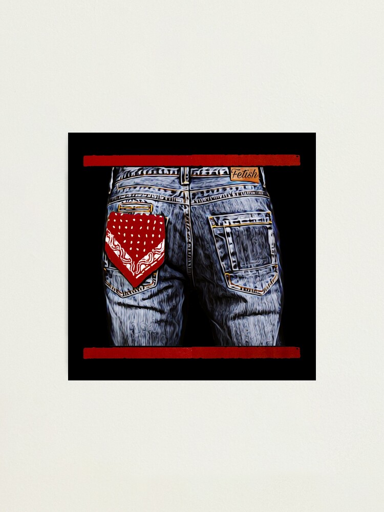 Alternate view of Red Hanky Fetish Photographic Print
