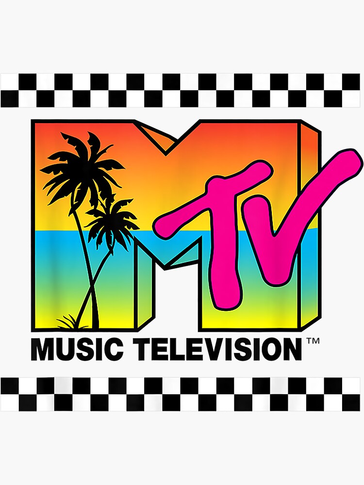 Imagen 3 de 3, Pegatina con la obra logotipo de mtv, diseñada y vendida por RitaHolroyd.