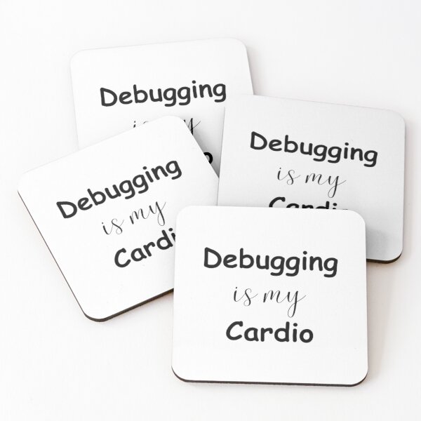 Item preview, Debugging is my cardio - programmer - developer  designed and sold by TeePassion.