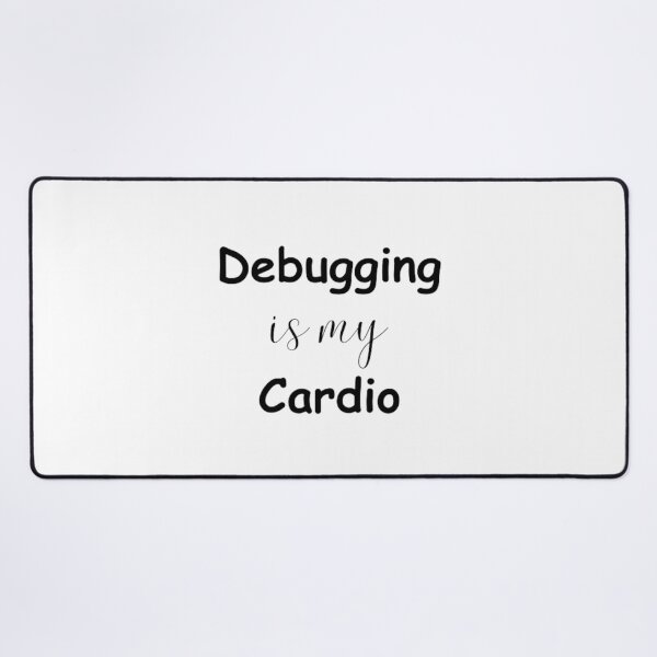 Item preview, Debugging is my cardio - programmer - developer  designed and sold by TeePassion.