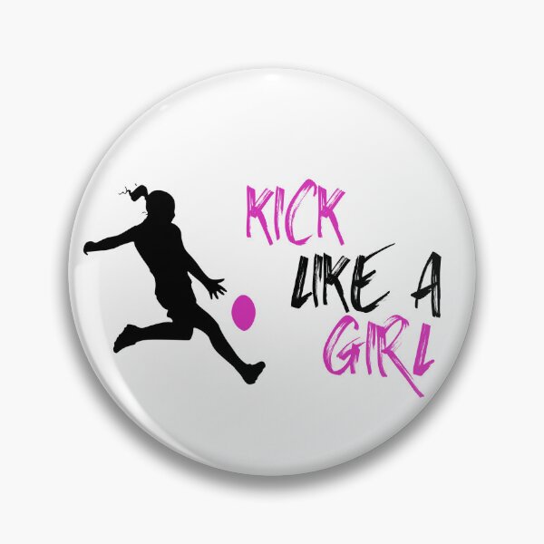 Item preview, Kick Like A Girl - Black designed and sold by TheRebelThreads.
