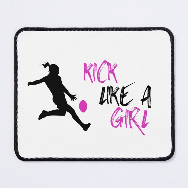 Item preview, Kick Like A Girl - Black designed and sold by TheRebelThreads.