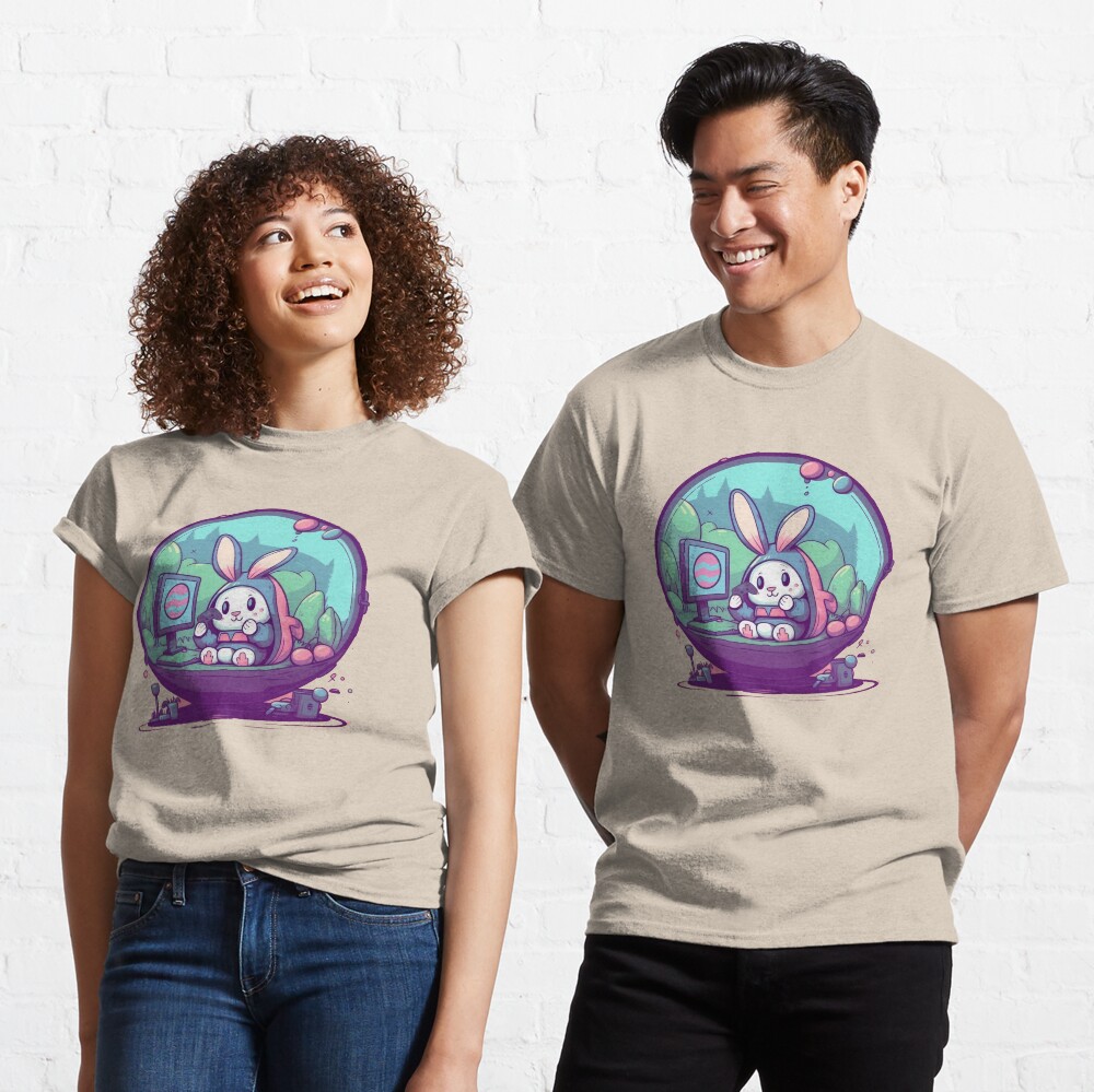 Discover Video Gamer Bunny Eggs Easter Gamer Classic T-Shirt