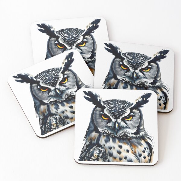 Item preview, Owl Art With Watercolor 1 designed and sold by ai2art.