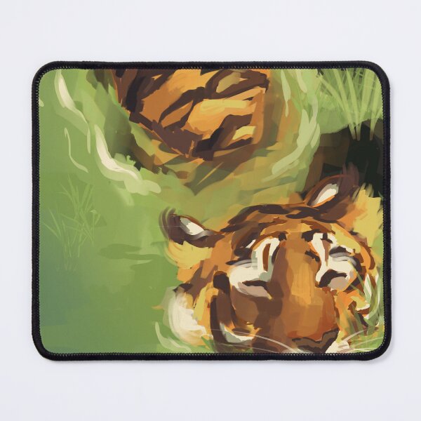 Item preview, Tiger cooling off designed and sold by FreeRangeEgg.
