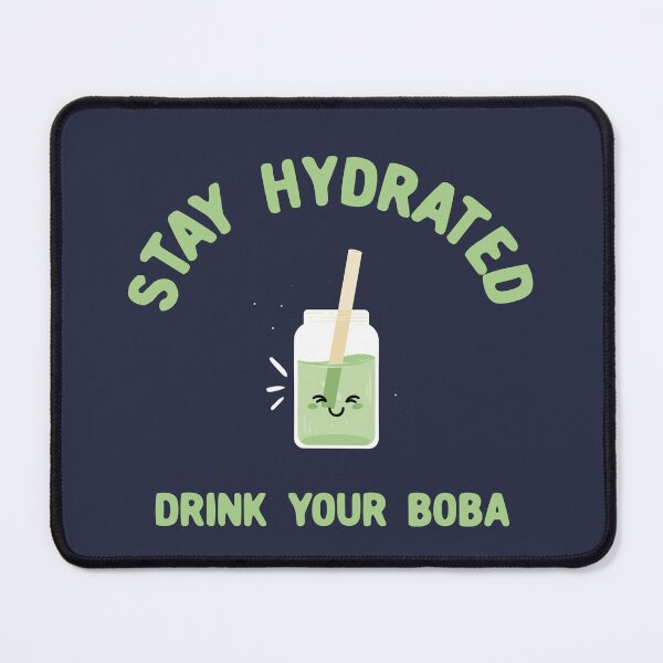 Item preview, Stay hydrated drink your boba cute green | Morcaworks designed and sold by Morcawork.