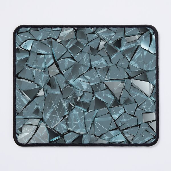 Item preview, Blue broken glass effect, digital art designed and sold by AthenaUK.