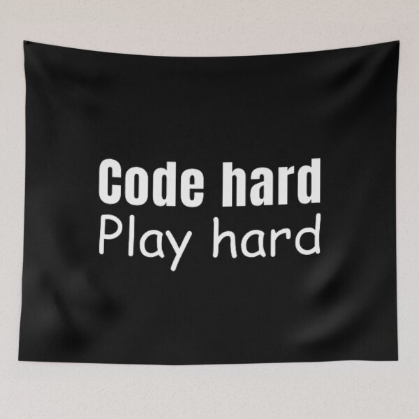 Item preview, Code hard play hard - programmer - developer  designed and sold by TeePassion.