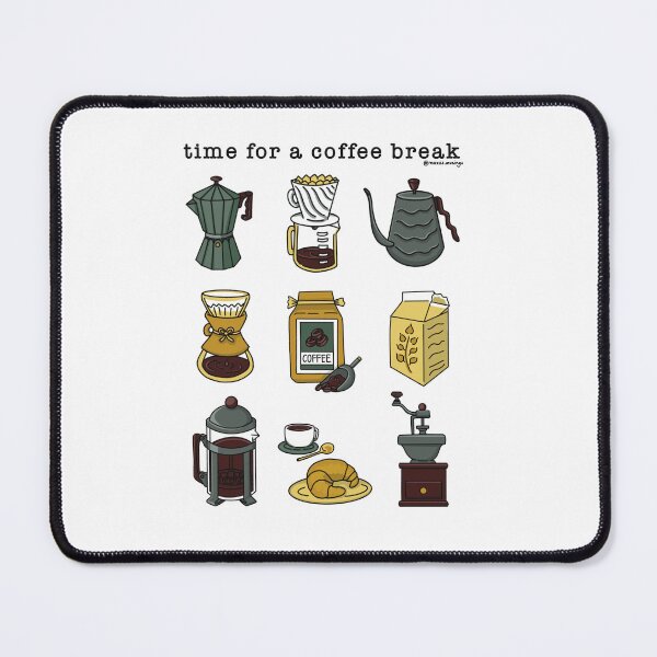 Item preview, Time for a coffee break in color designed and sold by maxxs-musings.