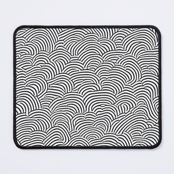 Item preview, Black & White Squiggles Line Patterns -Minimal-Simple-Minimalist designed and sold by Tamas Das.