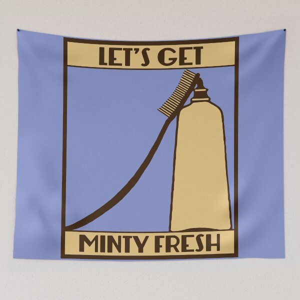 Item preview, Let's get minty fresh retro advertising 2 designed and sold by aapshop.