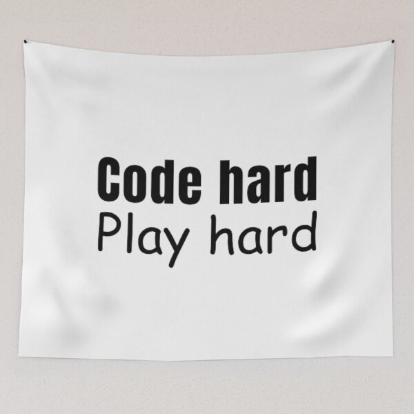 Item preview, Code hard play hard - programmer - developer  designed and sold by TeePassion.