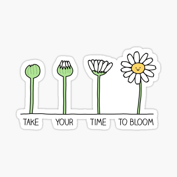 Bloom Sticker for Sale by Milkyprint