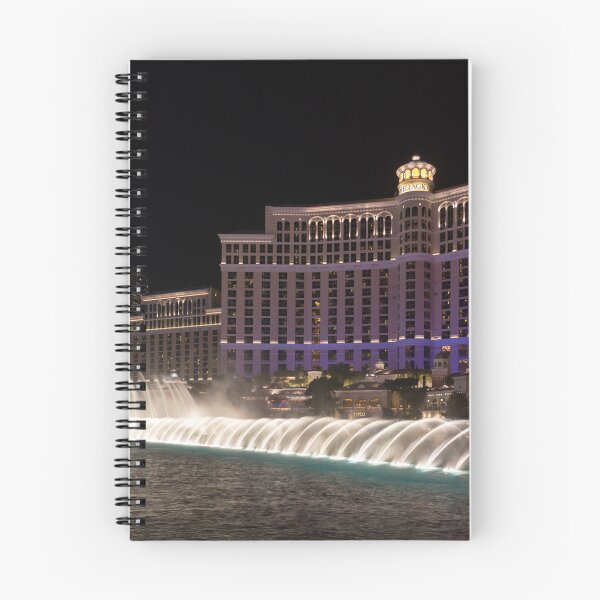 Item preview, Midnight Fountain Dance - Bellagio and Cosmopolitan Las Vegas Nevada USA designed and sold by Georgia Mizuleva.
