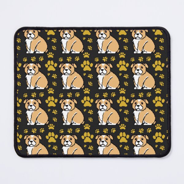 Item preview, cute doggo patterns gold on black designed and sold by Chaoticzarts.