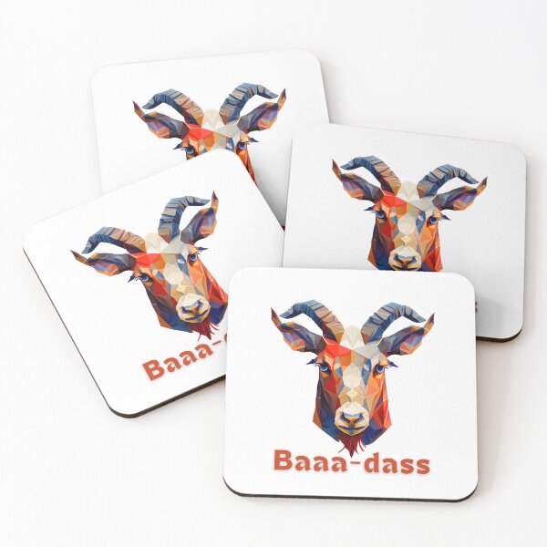 Item preview, Baaaa-das Goat Face: A Playful and Eye-catching Design for Your T-Shirts and More! designed and sold by FiveIntentions.