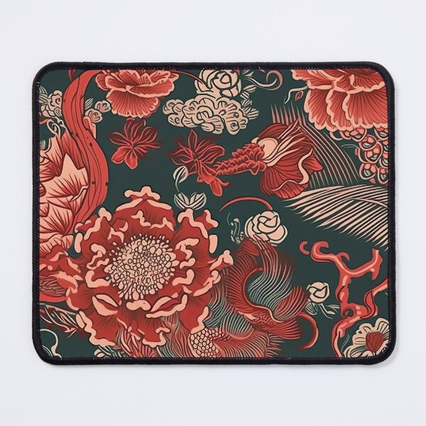 Item preview, Floral Pattern Asiatic designed and sold by Haldor-Hawke.