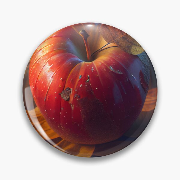 Artikelvorschau, A Crisp Autumn Apple Digital Painting entworfen und verkauft von CodeAndColors.