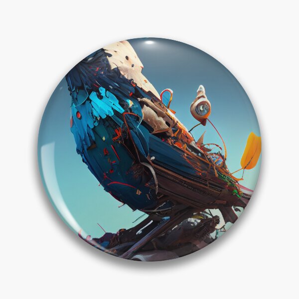 Artikelvorschau, Zany Chirp in Flotsam Digital Painting entworfen und verkauft von CodeAndColors.