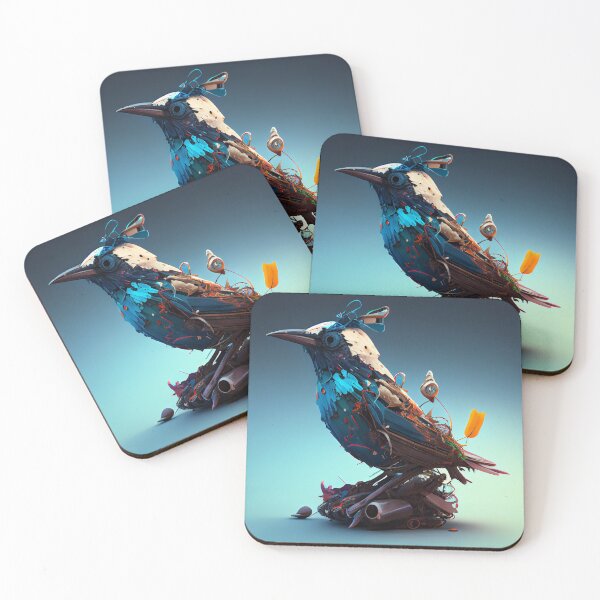 Item preview, Zany Chirp in Flotsam Digital Painting designed and sold by CodeAndColors.