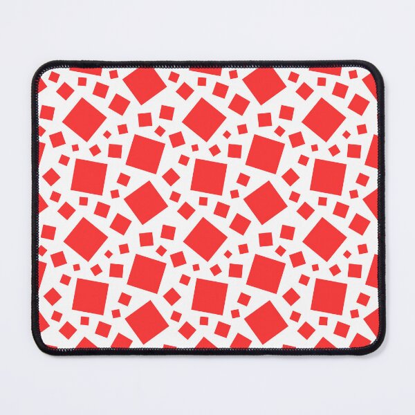 Item preview, Red White Cool Square Shape Pattern designed and sold by SeemDev786.