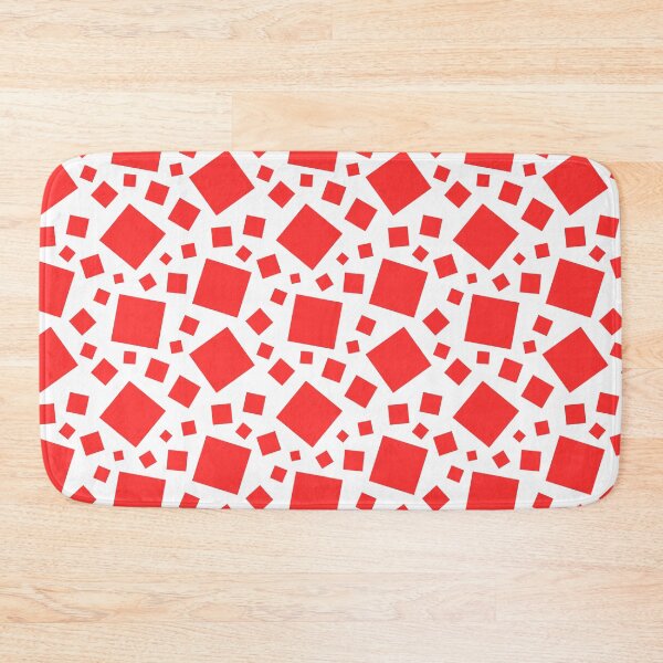 Item preview, Red White Cool Square Shape Pattern designed and sold by SeemDev786.