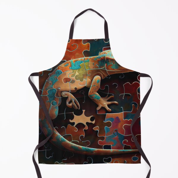 Item preview, Salamander Solving the Puzzle of Swoon Digital Painting designed and sold by CodeAndColors.