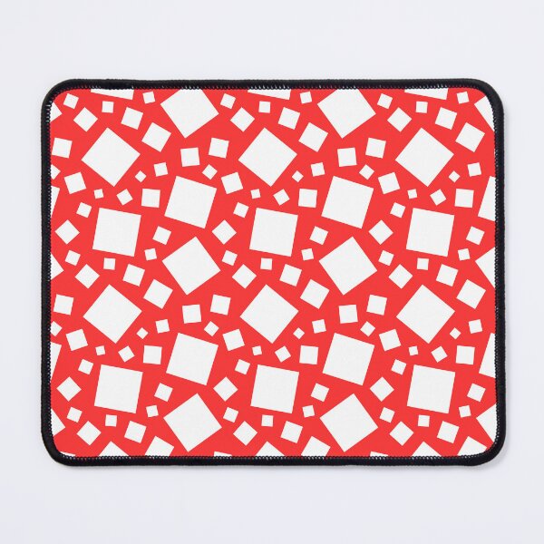 Item preview, Red White Cool Square Shape Pattern designed and sold by SeemDev786.