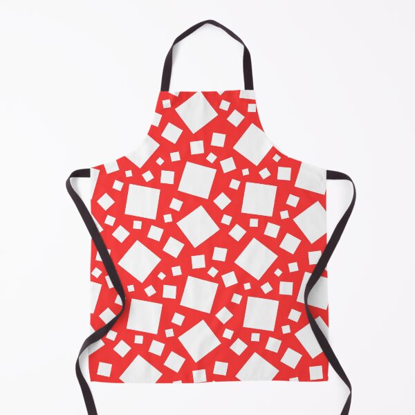 Item preview, Red White Cool Square Shape Pattern designed and sold by SeemDev786.