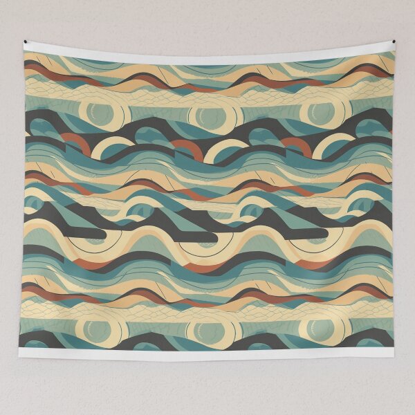 Item preview, Vibrant waves designed and sold by NxtGenArt.