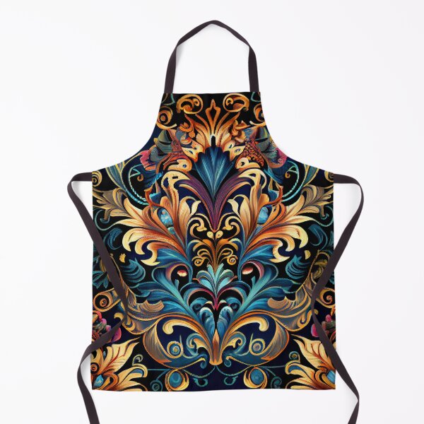 Item preview, Dazzling Grand Maximalist Pattern Digital Painting designed and sold by CodeAndColors.