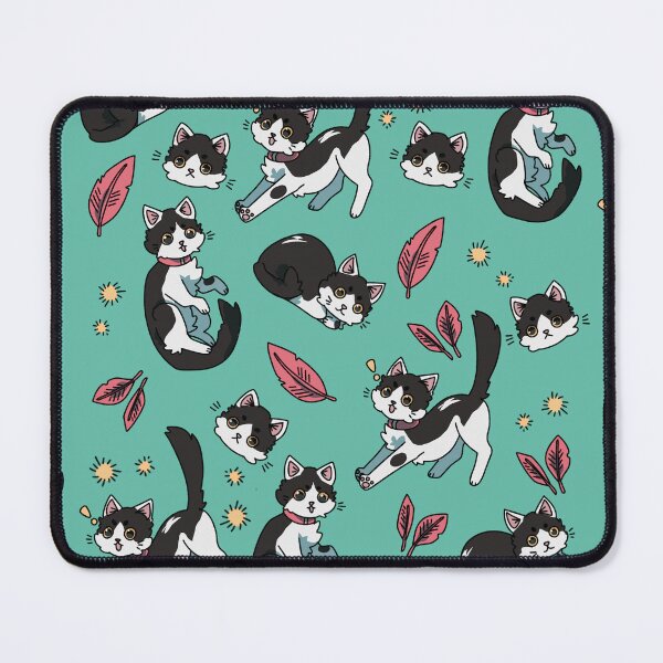 Item preview, Black and white cat print  designed and sold by Kilamoko.