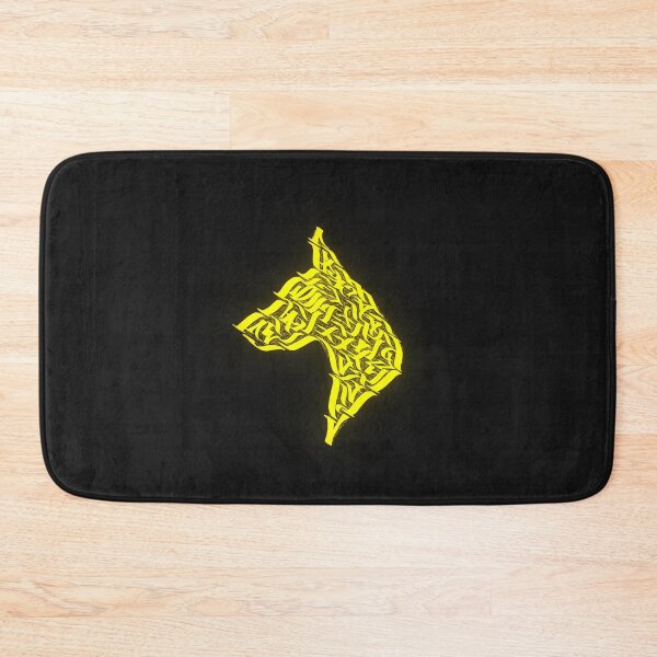 Item preview, Gold Doberman Calligraphy  designed and sold by spekolart.