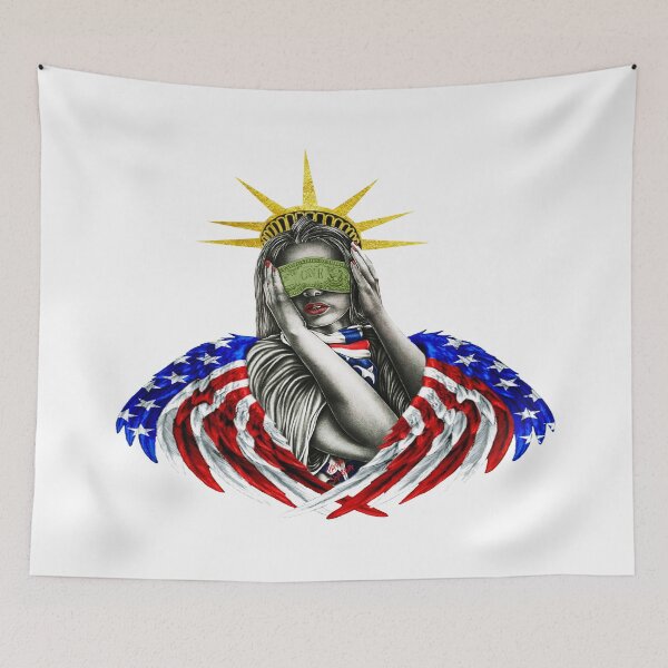 Item preview, Money Makes Blind; USA; 4th July; designed and sold by StickerApe.