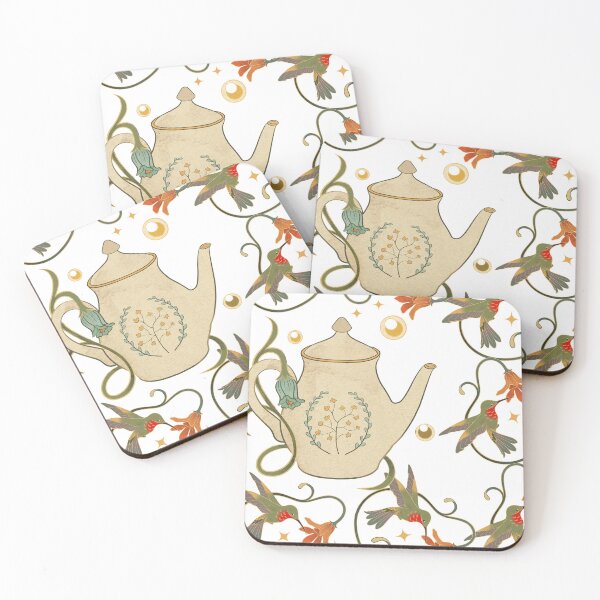Item preview, Coffeesculture coffee lovers Caffeine vintage floral designed and sold by Anchorbutterfly.