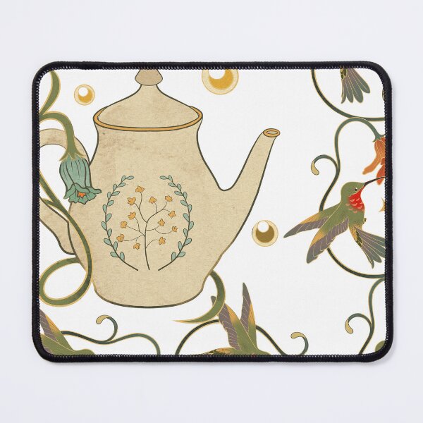 Item preview, Coffeesculture coffee lovers Caffeine vintage floral designed and sold by Anchorbutterfly.