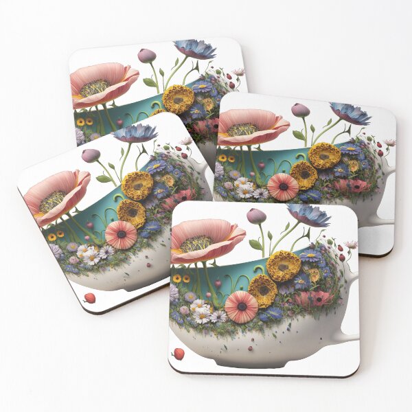 Item preview,  Teapot of flowers, isolated PNG 2 designed and sold by jetaiart.