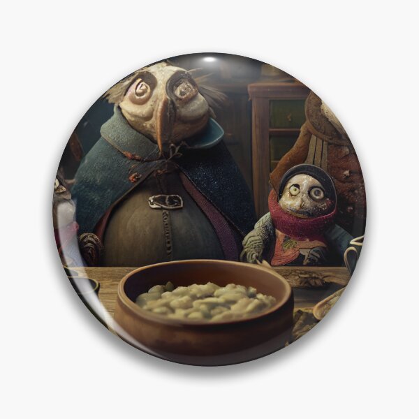 Artikelvorschau, The Barnacles Porridge Feast Digital Painting entworfen und verkauft von CodeAndColors.
