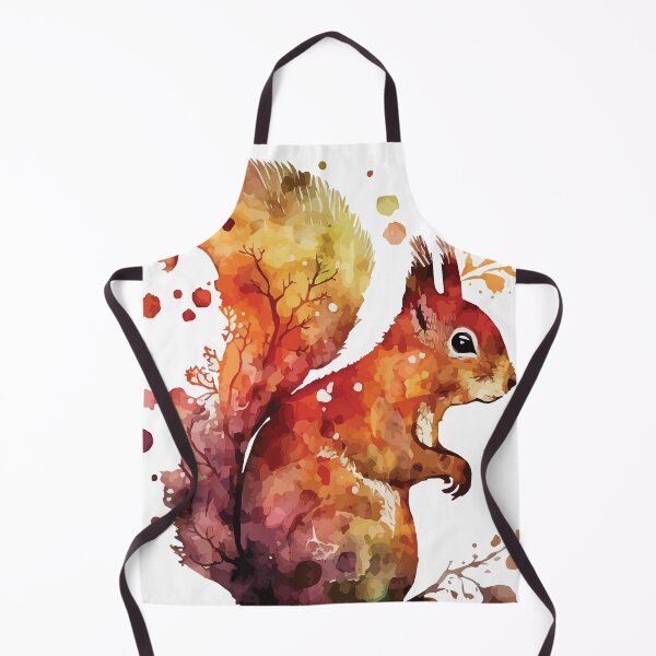 Item preview, A Red squirrel in a Modern Watercolor - Boho Animals designed and sold by GVRDesign.