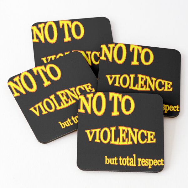 Item preview, no to violence designed and sold by Clothes and Stickers .