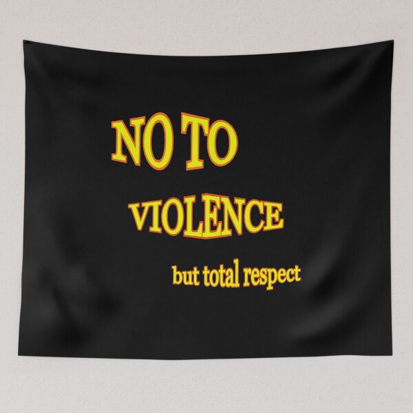 Item preview, no to violence designed and sold by Clothes and Stickers .