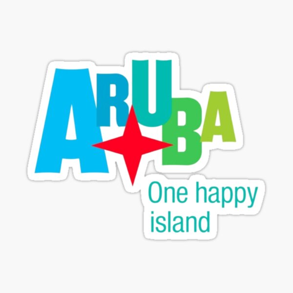 Aperçu de l'œuvre Aruba une île heureuse créée et vendue par Noord  Store.