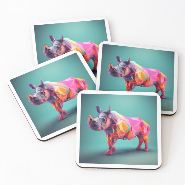 Artikelvorschau, MonoLowPoly Nashorn entworfen und verkauft von wowaicz.